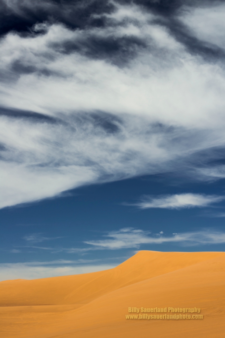 Sand Dune and Clouds at Little Sahara State Park, Oklahoma